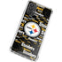 NFL Pittsburgh Steelers Black Blast Galaxy A32 5G Clear Case