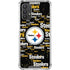 NFL Pittsburgh Steelers Black Blast Galaxy A32 5G Clear Case