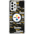 NFL Pittsburgh Steelers Black Blast Galaxy A33 5G Clear Case