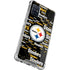 NFL Pittsburgh Steelers Black Blast Galaxy A51 5G Clear Case