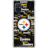 NFL Pittsburgh Steelers Black Blast Galaxy A51 5G Clear Case
