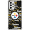 NFL Pittsburgh Steelers Black Blast Galaxy A53 5G Clear Case