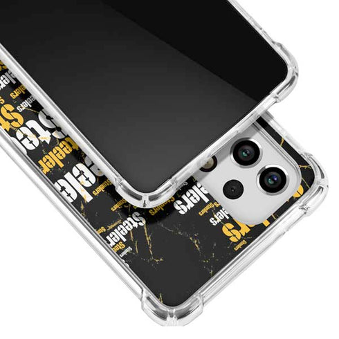NFL Pittsburgh Steelers Black Blast Galaxy A53 5G Clear Case