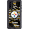 NFL Pittsburgh Steelers Black Blast Galaxy Note 10 Waterproof Case