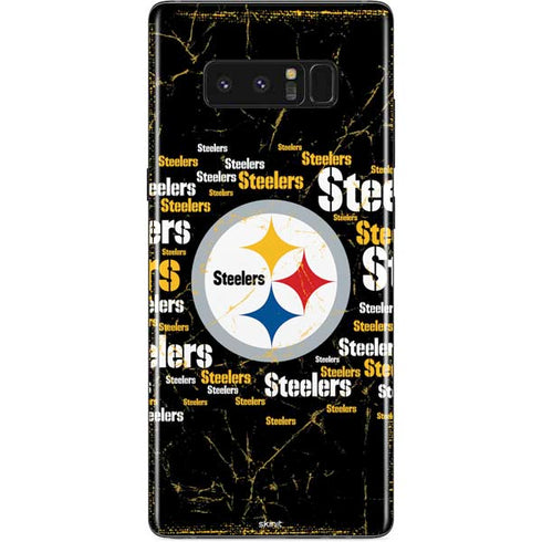 NFL Pittsburgh Steelers Black Blast Galaxy Note 8 Skin