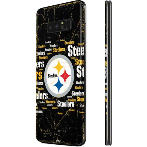 NFL Pittsburgh Steelers Black Blast Galaxy Note 8 Skin