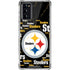 NFL Pittsburgh Steelers Black Blast Galaxy Note20 5G Clear Case