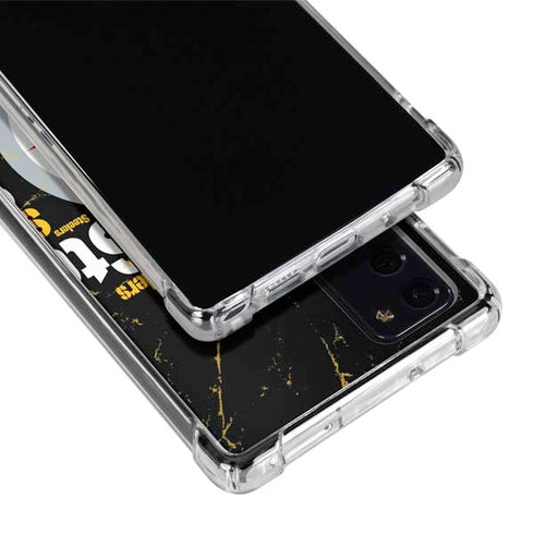 NFL Pittsburgh Steelers Black Blast Galaxy Note20 5G Clear Case