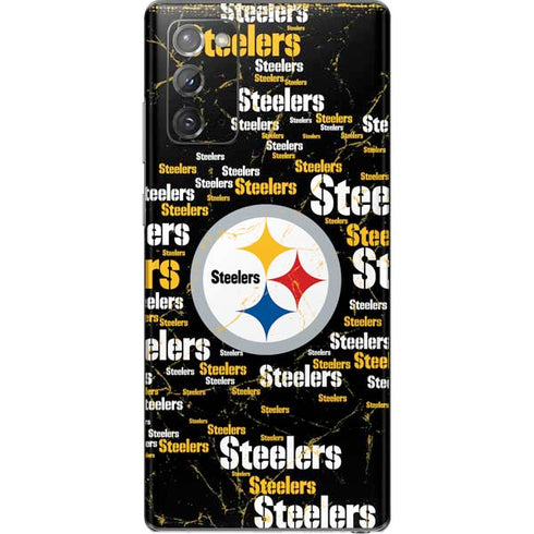 NFL Pittsburgh Steelers Black Blast Galaxy Note20 5G Skin