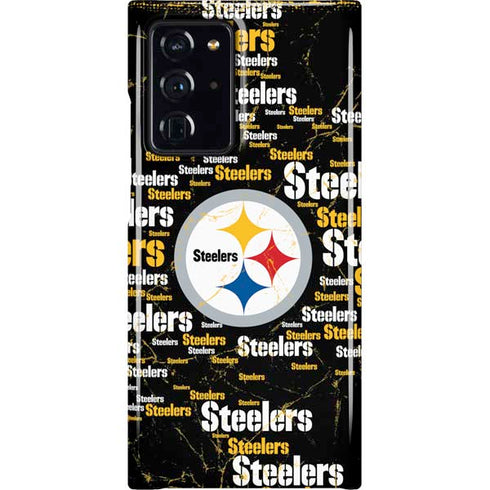 NFL Pittsburgh Steelers Black Blast Galaxy Note20 Ultra 5G Lite Case