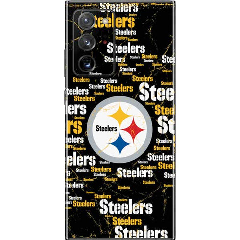 NFL Pittsburgh Steelers Black Blast Galaxy Note20 Ultra 5G Skin