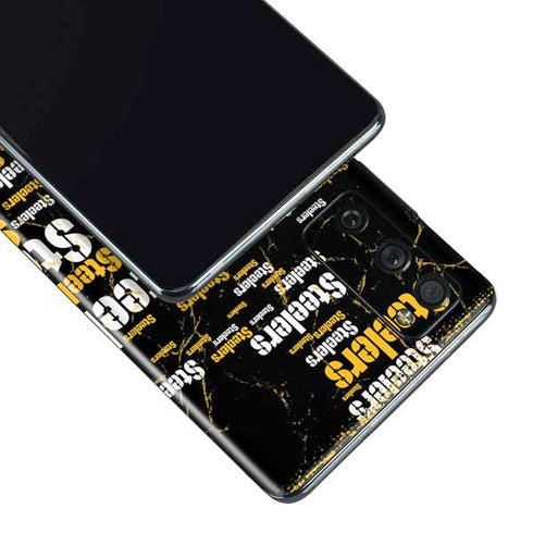 NFL Pittsburgh Steelers Black Blast Galaxy S20 Fan Edition Skin