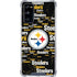 NFL Pittsburgh Steelers Black Blast Galaxy S20 FE Clear Case