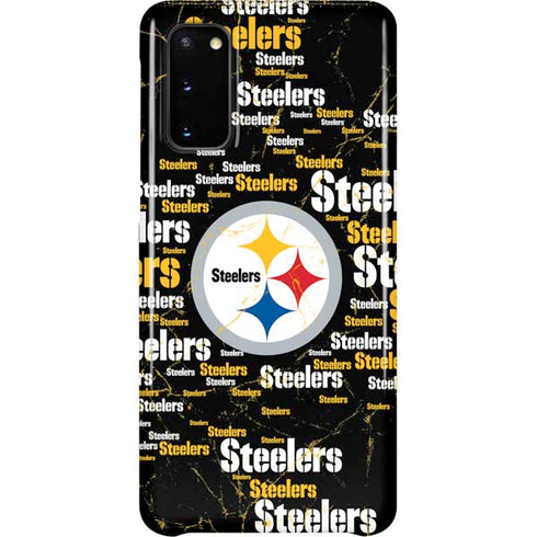 NFL Pittsburgh Steelers Black Blast Galaxy S20 Lite Case