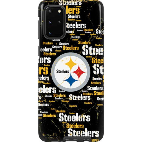 NFL Pittsburgh Steelers Black Blast Galaxy S20 Plus Pro Case
