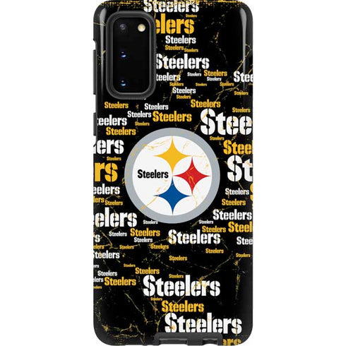 NFL Pittsburgh Steelers Black Blast Galaxy S20 Pro Case