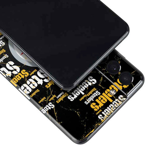 NFL Pittsburgh Steelers Black Blast Galaxy S21 5G Skin