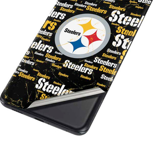 NFL Pittsburgh Steelers Black Blast Galaxy S21 5G Skin