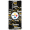 NFL Pittsburgh Steelers Black Blast Galaxy S21 FE Clear Case