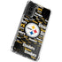 NFL Pittsburgh Steelers Black Blast Galaxy S21 Plus 5G Clear Case