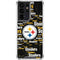 NFL Pittsburgh Steelers Black Blast Galaxy S21 Ultra 5G Clear Case