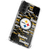 NFL Pittsburgh Steelers Black Blast Galaxy S22 Plus Clear Case