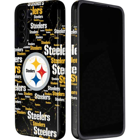 NFL Pittsburgh Steelers Black Blast Galaxy S22 Pro Case