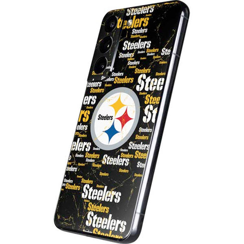 NFL Pittsburgh Steelers Black Blast Galaxy S22 Skin