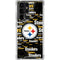 NFL Pittsburgh Steelers Black Blast Galaxy S22 Ultra Clear Case