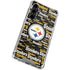NFL Pittsburgh Steelers Black Blast Galaxy S23 FE Clear Case