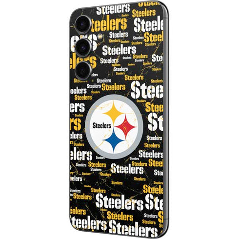 NFL Pittsburgh Steelers Black Blast Galaxy S23 FE Skin