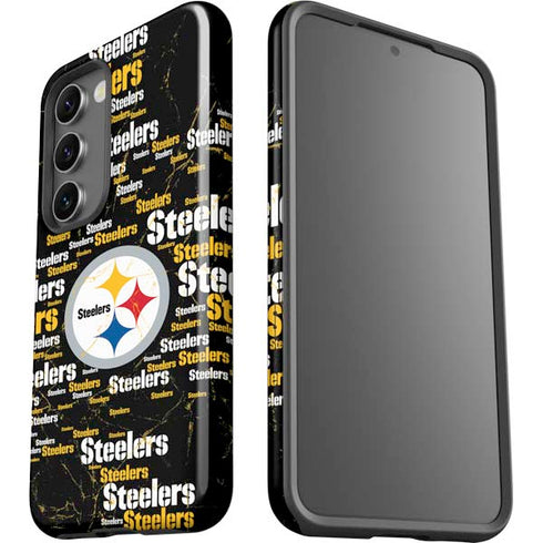 NFL Pittsburgh Steelers Black Blast Galaxy S23 Plus Pro Case
