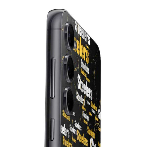 NFL Pittsburgh Steelers Black Blast Galaxy S23 Plus Skin
