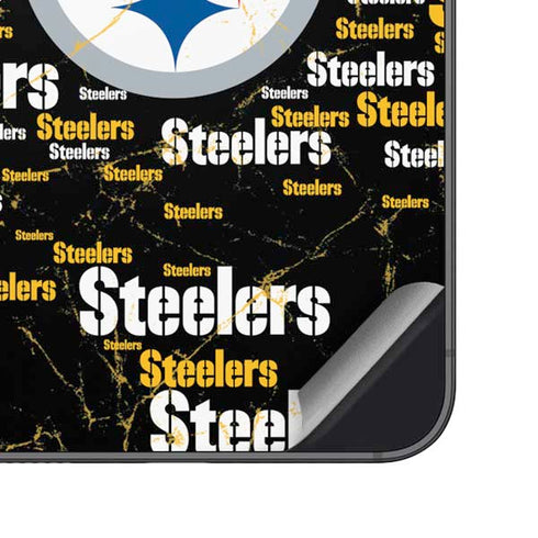 NFL Pittsburgh Steelers Black Blast Galaxy S23 Plus Skin