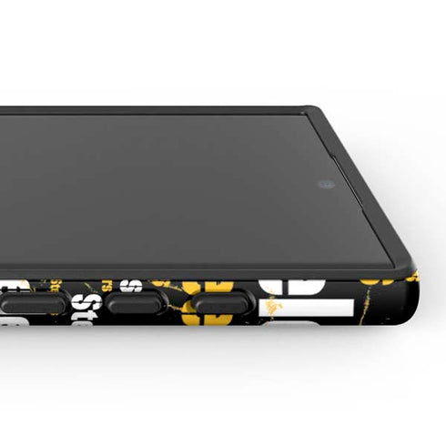 NFL Pittsburgh Steelers Black Blast Galaxy S24 Ultra Impact Case