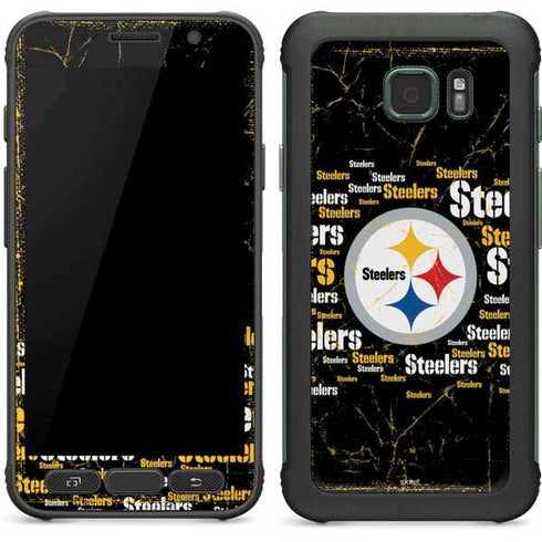 NFL Pittsburgh Steelers Black Blast Galaxy S7 Active Skin