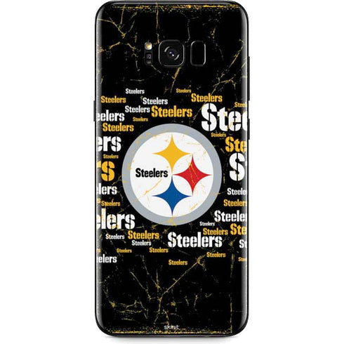 NFL Pittsburgh Steelers Black Blast Galaxy S8 Plus Skin