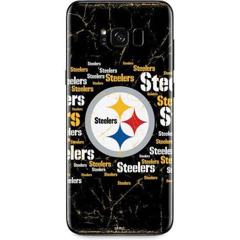 NFL Pittsburgh Steelers Black Blast Galaxy S8 Skin