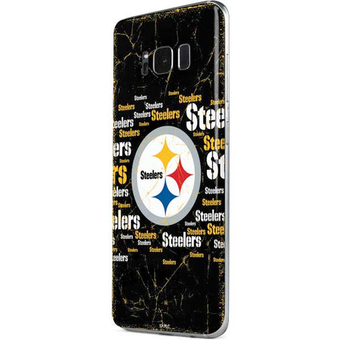 NFL Pittsburgh Steelers Black Blast Galaxy S8 Skin