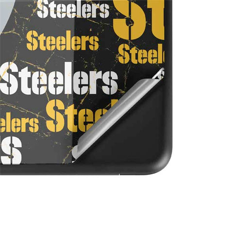 NFL Pittsburgh Steelers Black Blast Google Pixelbook Go Skin