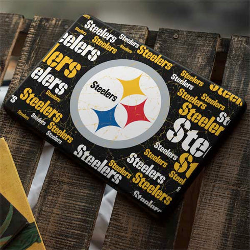 NFL Pittsburgh Steelers Black Blast Google Pixelbook Go Skin