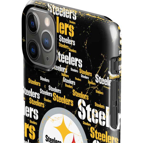 NFL Pittsburgh Steelers Black Blast iPhone 11 Pro Max Lite Case
