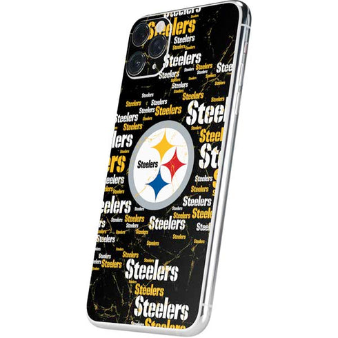 NFL Pittsburgh Steelers Black Blast iPhone 11 Pro Max Skin