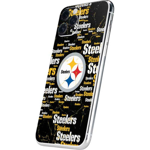 NFL Pittsburgh Steelers Black Blast iPhone 11 Pro Skin