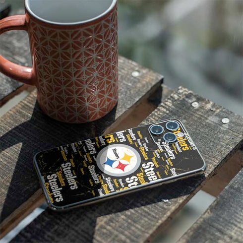 NFL Pittsburgh Steelers Black Blast iPhone 11 Pro Skin