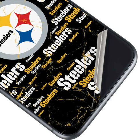 NFL Pittsburgh Steelers Black Blast iPhone 11 Skin