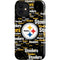 NFL Pittsburgh Steelers Black Blast iPhone 12 Mini Impact Case