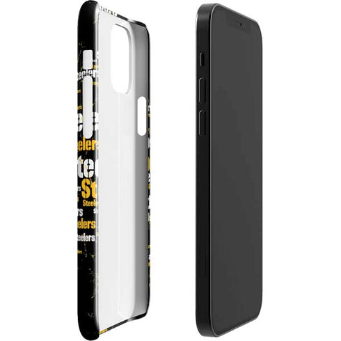 NFL Pittsburgh Steelers Black Blast iPhone 12 Mini Lite Case