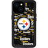 NFL Pittsburgh Steelers Black Blast iPhone 13 Mini Waterproof Case