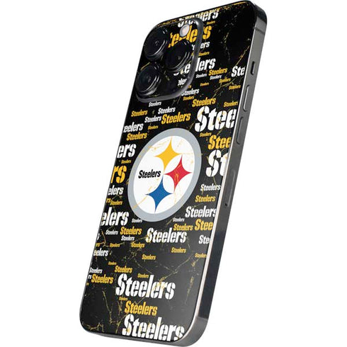 NFL Pittsburgh Steelers Black Blast iPhone 13 Pro Max Skin